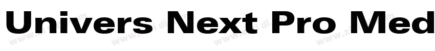 Univers Next Pro Med字体转换